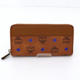 MCM Zip Around Wallet Brown Unused