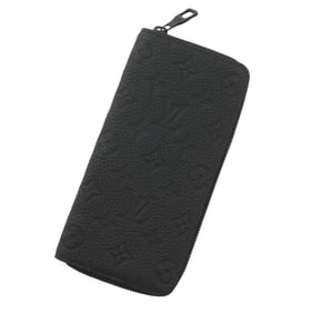 Louis Vuitton Monogram Taurillon Leather Zippy Wallet Vertical M69047 Men's Black