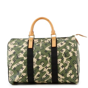 Louis Vuitton Monogram Fleurage handbag, Takashi Murakami Speedy 35 M95773, camouflage bag