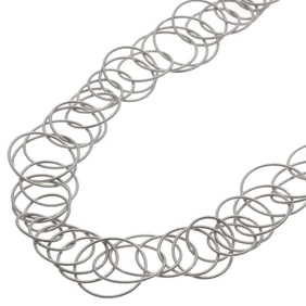 Buccellati Hawaii Collection 70cm Necklace in 18K White Gold for Women