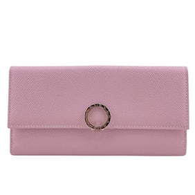BVLGARI B.zero1 Bifold Flap Long Wallet in Pink