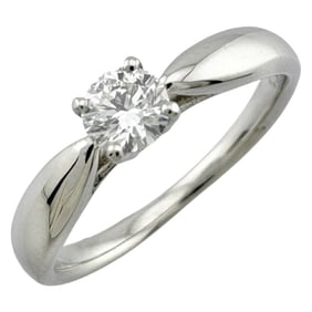 Tiffany & Co. Harmony Ring, size 6.5, in Pt950 platinum with a 0.19ct diamond. Women's.