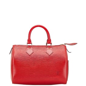 Louis Vuitton Epi Speedy 25 Handbag/Mini Boston Bag M59237 Castilian Red Leather Women's LOUIS