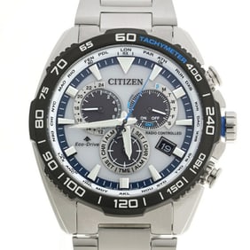 Citizen Promaster Land CB5034-91A E660-RO13700 White Quartz Radio Solar Watch A-159046