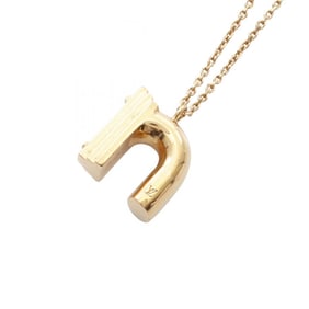 Louis Vuitton LV&ME N Initial Necklace, Gold Plated, Women's