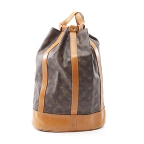 Louis Vuitton Randonnee GM Shoulder Bag, PVC-Coated Canvas and Leather, Monogram, Women's, Brown,