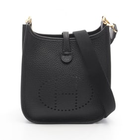 Hermes Hermès Evelyn TPM Amazon Shoulder Bag in Taurillon Clemence Leather, Black