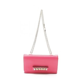 Valentino shoulder bag, leather, women's, pink, IW2B0975NAP