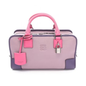 LOEWE Amazona 28 Handbag, Leather, Women's, Purple/Pink
