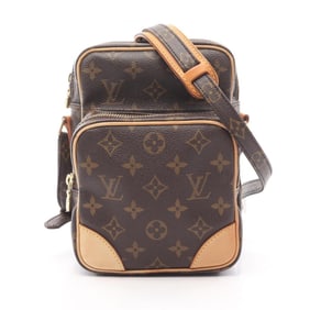 Louis Vuitton Amazon Shoulder Bag, PVC-Coated Canvas and Leather, Monogram, Women's, Brown, M45236