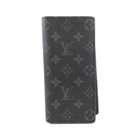 Louis Vuitton Monogram Eclipse Portefeuille Brazza M61697 Wallet