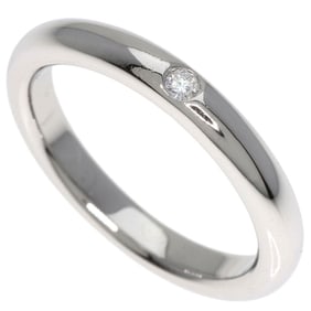 Tiffany Stacking Band Diamond Ring, Platinum PT950, Women's, TIFFANY&Co.