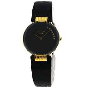 Christian Dior 46.153-3 GP/Leather Women's Watch CHRISTIAN DIOR