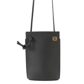Loewe Dice Pocket Shoulder Bag in DICE PET Leather (C630R12X01) - Black