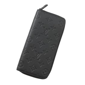 Louis Vuitton Monogram Shadow Zippy Wallet Vertical M62902, Men's Black