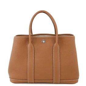 Hermes Hermès Garden TPM Tote Bag, Gold, Negonda, Z Stamp