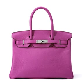 Hermès Birkin 30 Magnolia Taurillon Clemence Leather C Stamp HERMES Handbag