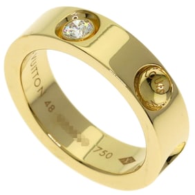 Louis Vuitton Petite Bourg 1P Diamond #48 Ring in 18K Yellow Gold for Women