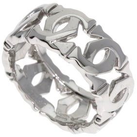 Cartier Entrelacé #52 Ring, 18K White Gold, Women's, CARTIER