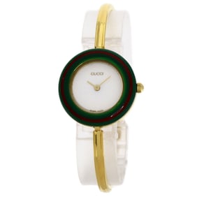 Gucci 11/12.2 Interchangeable Bezel Watch GP/GP Women's GUCCI