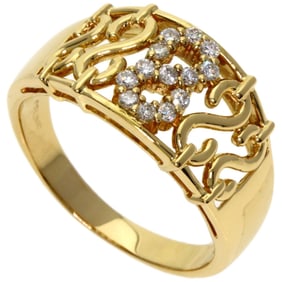 Celine Diamond Ring in 18K Yellow Gold for Women