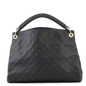 Louis Vuitton Monogram Empreinte Artsy MM Shoulder Bag M93448 Black