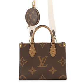 Louis Vuitton Monogram Reverse Giant On-the-Go PM M46373 2-way Handbag
