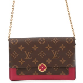 Louis Vuitton Chain Shoulder Wallet Monogram Portefeuille Floral M69578 LOUIS VUITTON