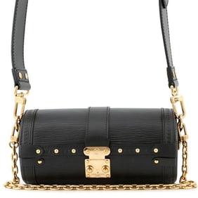Louis Vuitton Epi Papillon Trunk Shoulder Bag M58655 LOUIS VUITTON 2-way Black