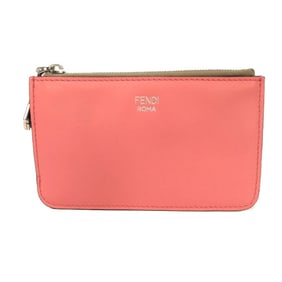 Fendi FF Diamond Fragment Case with Tortora Key Ring and Card in Pink Dahlia (8AP161 ALWA F1L2E) for