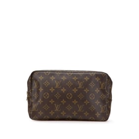 Louis Vuitton Monogram True Towelette 28 Pouch/Second Bag M47522 Brown PVC Leather Women's LOUIS
