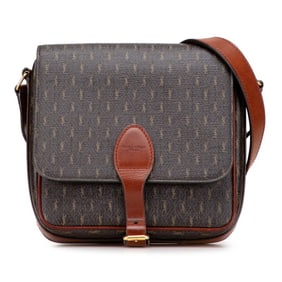 Saint Laurent YSL Monogram Shoulder Bag 668582 Brown PVC Leather Women's SAINT LAURENT