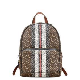Burberry TB Monogram Backpack in Brown PVC and Leather for Women