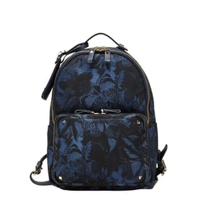 Valentino Studded Backpack in Navy and Black Nylon for Women
