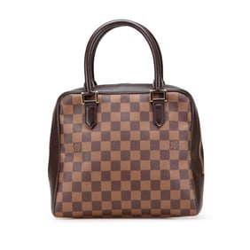 Louis Vuitton Damier Brera Handbag N51150 Brown PVC Leather Women's LOUIS VUITTON