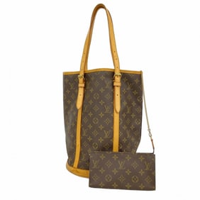 Louis Vuitton Monogram Bucket GM Tote Bag M42236 Brown Women's
