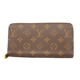 Louis Vuitton Monogram Zippy Wallet M42616 Brown Men's and Women's