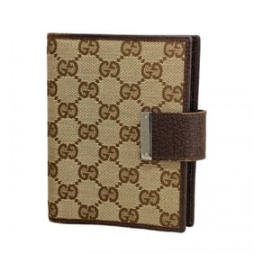 Gucci GG Canvas Notebook Cover 115240, Brown, for Men and Women