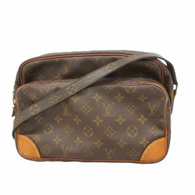 Louis Vuitton Monogram Nile Shoulder Bag M45244 Brown Women's