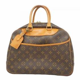 Louis Vuitton Monogram Deauville Handbag M47270 Brown Women's