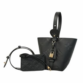 Louis Vuitton Monogram Empreinte All-in-One BB Handbag M13480 Noir 2-Way Bag for Women