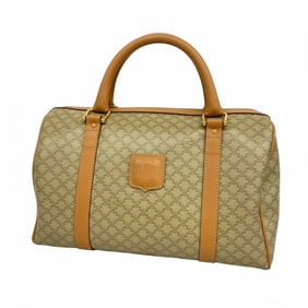 Celine handbag Macadam beige brown women's