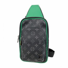 Louis Vuitton Monogram Eclipse Avenue Sling Bag PM M25891 in Bamboo Green