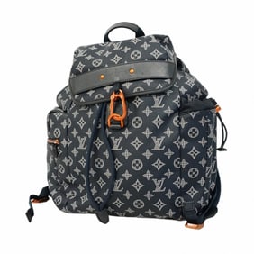 Louis Vuitton Monogram Ink Discovery Backpack M43693 Navy Men's