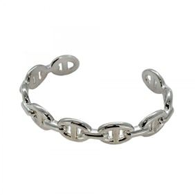 Hermes Bangle Chaine d'Ancre Enchaine SH Silver 925 Women's