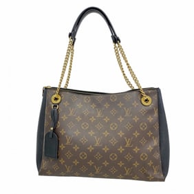Louis Vuitton Monogram Surenne MM Shoulder Bag M43772 Brown Noir Women's