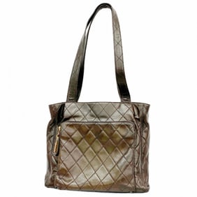 Chanel Matelasse Tote Bag, Lambskin, Black, Women's, P1383000
