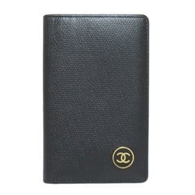 CHANEL Coco Button Card Case, Calfskin, Women's
