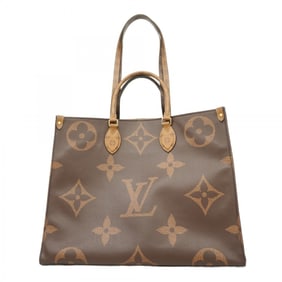 Louis Vuitton Monogram Giant Reverse On-the-Go Handbag M44576 Brown 2-Way Bag for Women