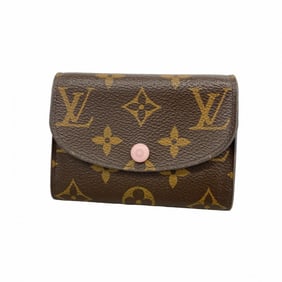Louis Vuitton Monogram Porte Monnaie Rose Ballerine Wallet/Coin Case M62361 Women's